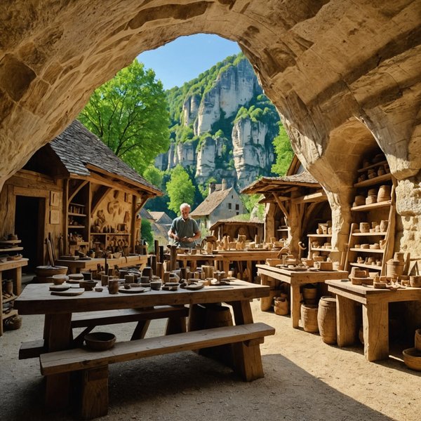Comment organiser un séjour en Dordogne avec des ateliers de sculpture sur bois et des visites de grottes préhistoriques?